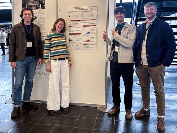 Luka, Maddalena, Jose and Conor during the poster session at the ADAM conference