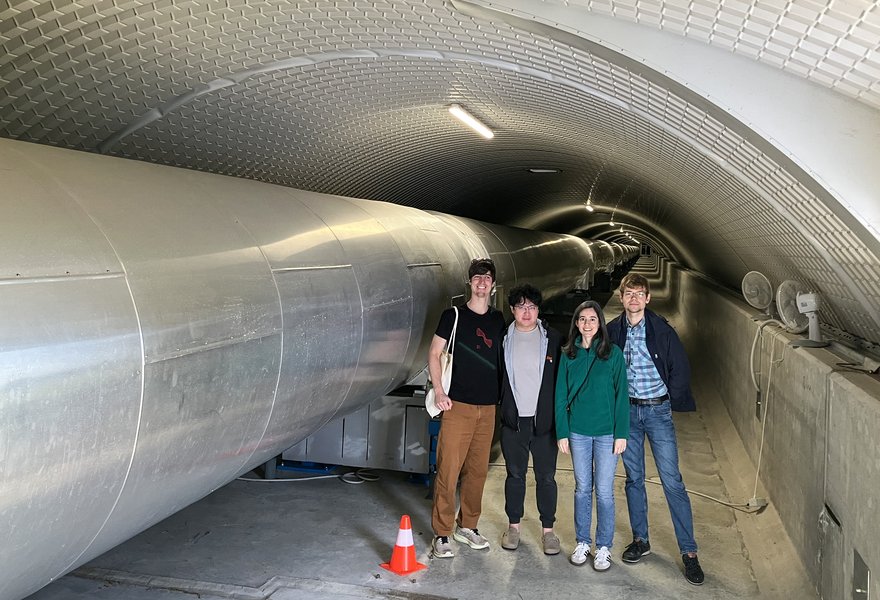 Members of the CoG touring to the Virgo detector located in Cascina.