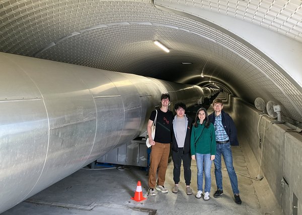 Members of the CoG touring to the Virgo detector located in Cascina.