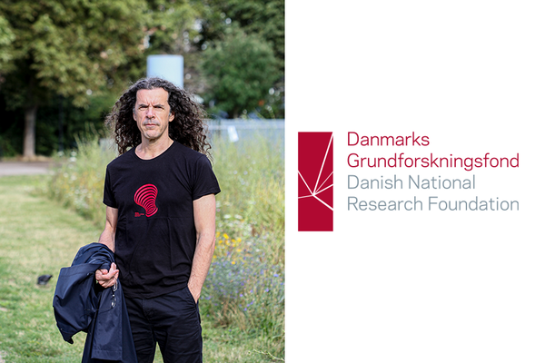 Photo of Vitor Cardoso and DNRF logo