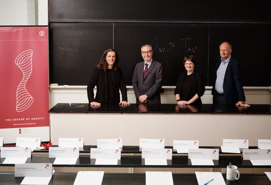 The CoG Advisory Board: (Vitor Cardoso on the left) Scott Hughes, Katy Clough, Poul Henrik Damgaard