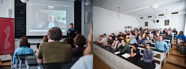 Nobel Laureate Reinhard Genzel's colloquium at the Center of Gravity Colloquia (Niels Bohr Institute).