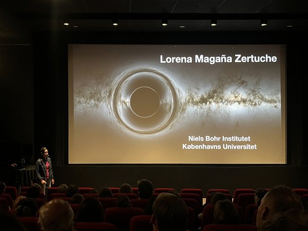 Lorena Magaña Zertuche introduced the film Interstellar at Cinemateket on May 6.