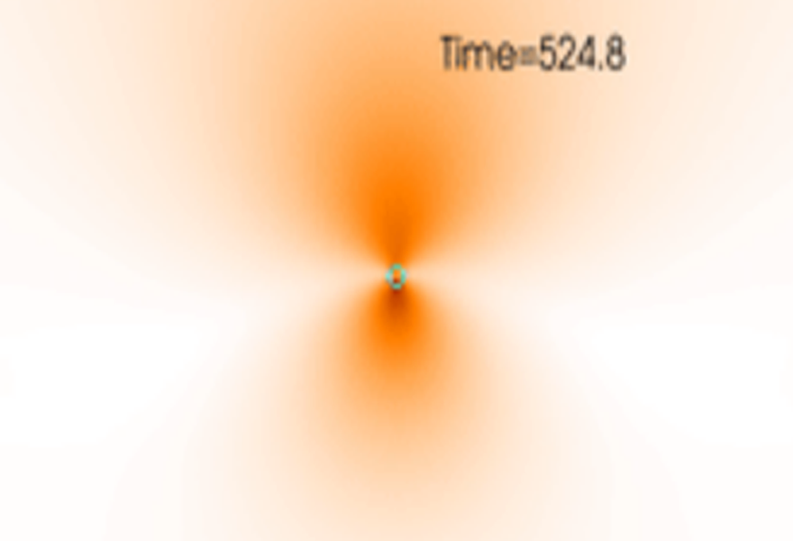Piercing of boson stars by a black hole-2