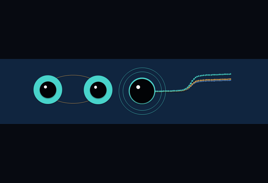 Artist’s impression of a compact-binary merger producing a gravitational-wave memory signal. In theories beyond general relativity, the reconfiguration of an additional gravitational field can generate an additional permanent imprint throug