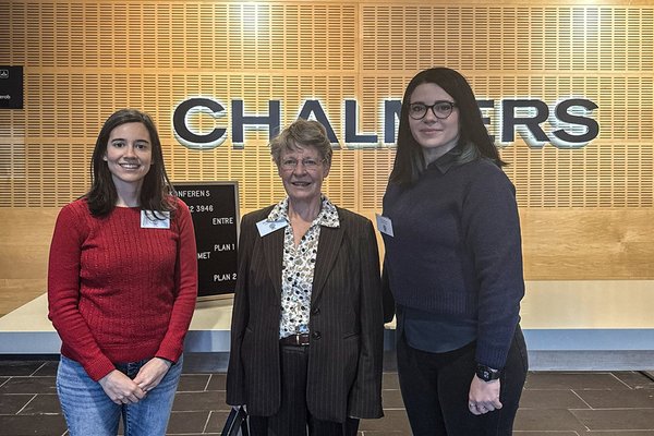 Lorena Magaña Zertuche, Jocelyn Bell Burnell, and Marica Minucci (from left to right).