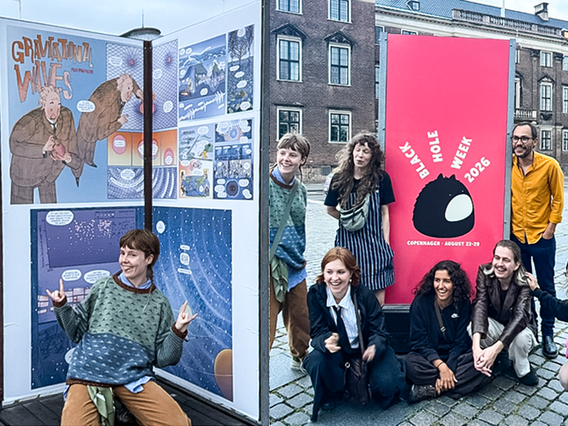 Black Holes Comic book Artists - Collage