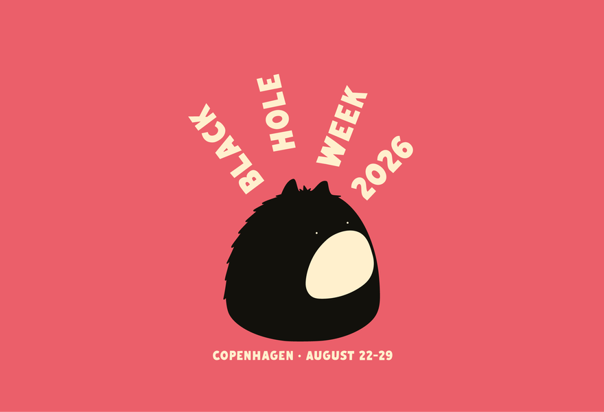 Poster for Black Hole Week 2026 - Desktop