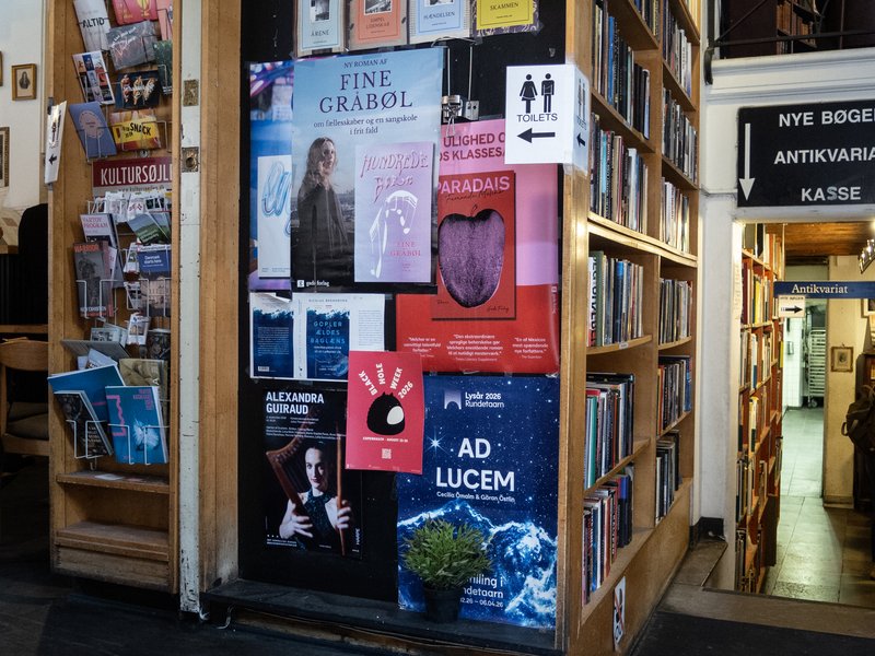 Poster of Black Hole Week 2026 at Paludan bookstore, Copenhagen