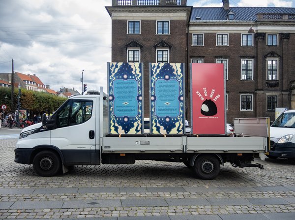 Comics on public display at Kongens Nytorv