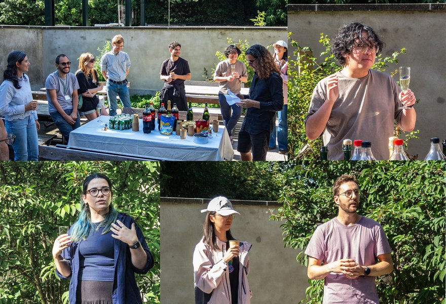 Farewell party for Jann Zosso, Marica Municci, Rico Lo and Rodrigo Panosso.