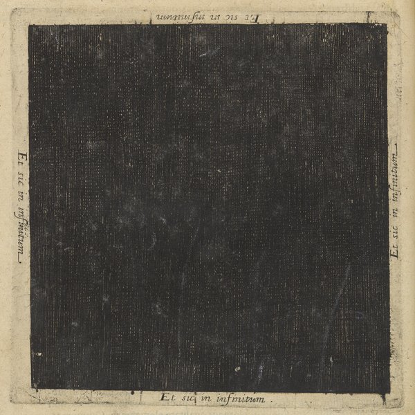 Robert Fludd's "Et sic in inifinitum"
