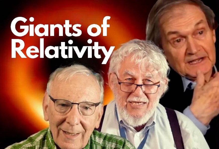 Thumbnail of video featuring Bill Unruh, Bob Wald and Roger Penrose.