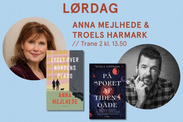 Troels Harmark and Anna Mejlhede at the Bogforum