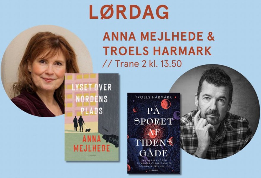 Troels Harmark and Anna Mejlhede at the Bogforum