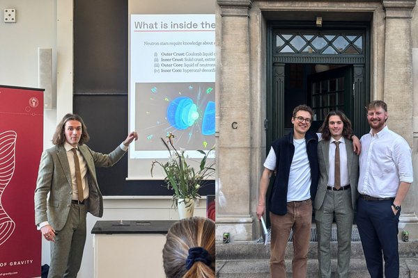 Jaime Redondo Yuste on the day of his PhD defense.