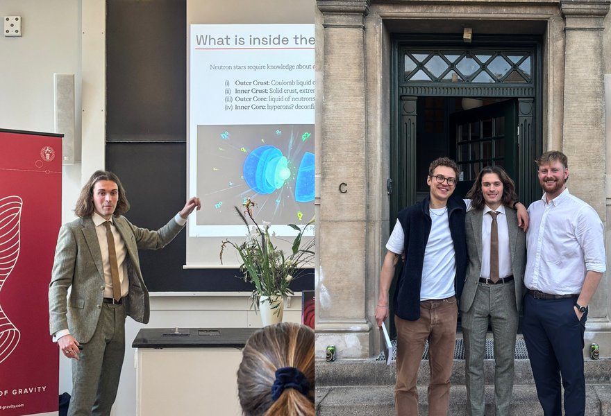 Jaime Redondo Yuste on the day of his PhD defense.