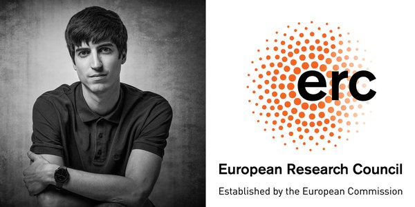 Photo of Jose M Ezquiaga and ERC logo