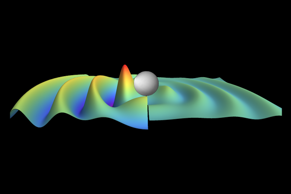 Image illustrating gravitational waves